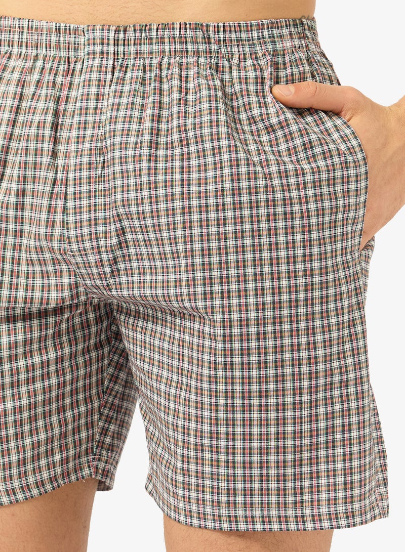 سفنتي فايف بيسيكس بوكسر منسوج عبوة من قطعتين - Image 4